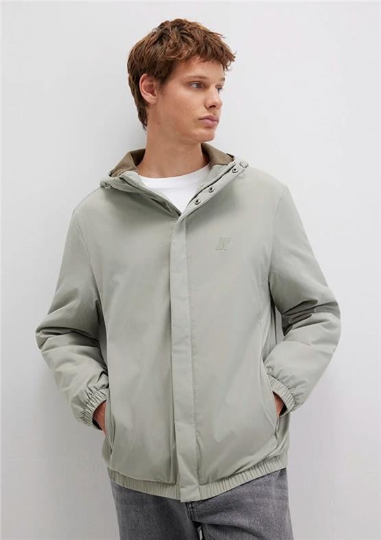 Mavı M0110614-71484 Golge Grı Erkek Normal Kesım Kapusonlu Sısme Mont