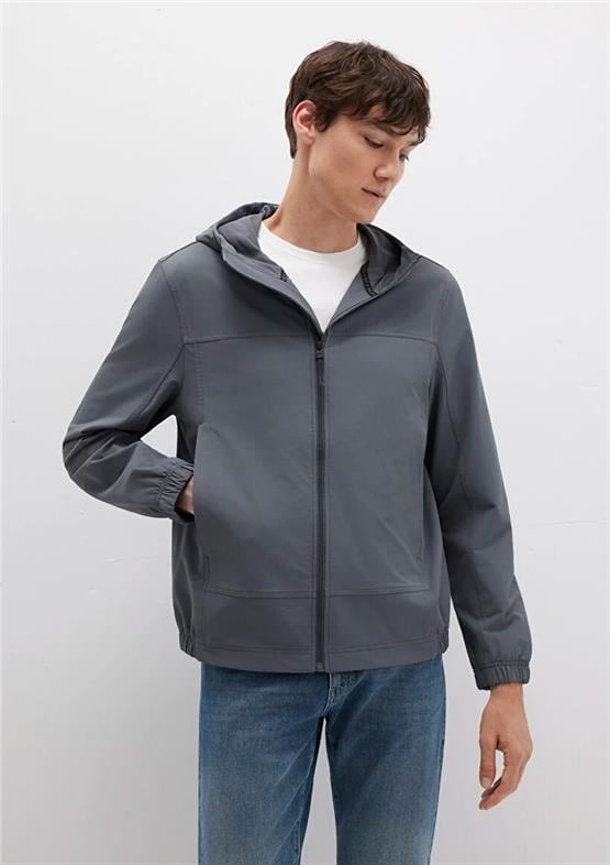 Mavı M0110643-80776 Koyu Denız Mavı Erkek Regular Kapusonlu Sısme Mont