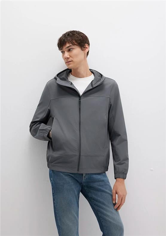 Mavı M0110643-80776 Koyu Denız Mavı Erkek Regular Kapusonlu Sısme Mont