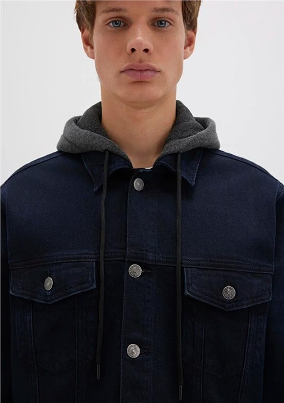 Mavı M0112808-90770 Brandon Deep Ink Comfort Erkek Normal Kesım Denım Ceket