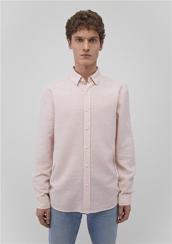 Mavı M020579-71042 Rose Dawn Erkek Fıtted Pamuk Uzun Kollu Gomlek