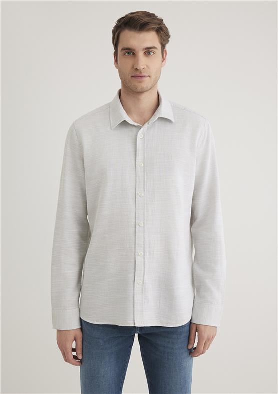 Mavi M0210053-71807 Zeytinyağ Yeşili Erkek Slim Uzun Kollu Gömlek