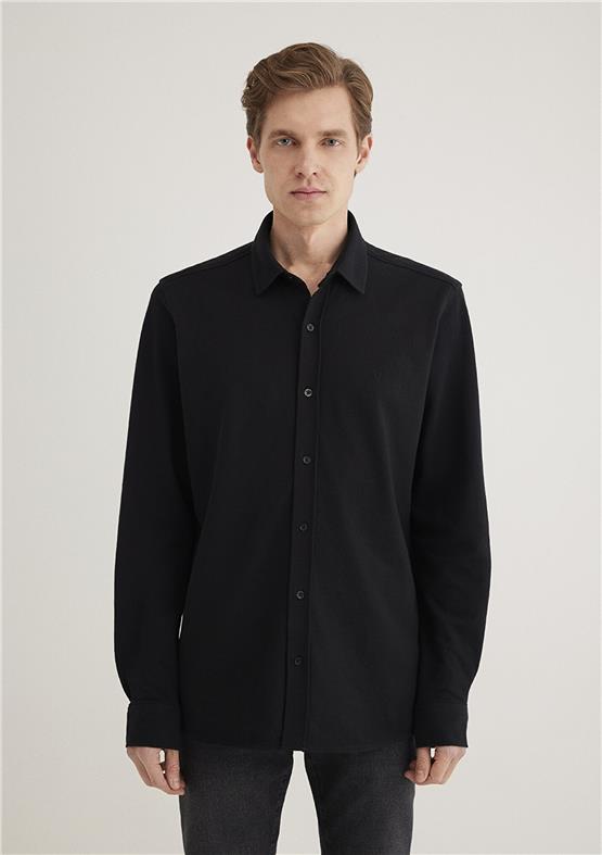 Mavi M0210053-71807 Zeytinyağ Yeşili Erkek Slim Uzun Kollu Gömlek