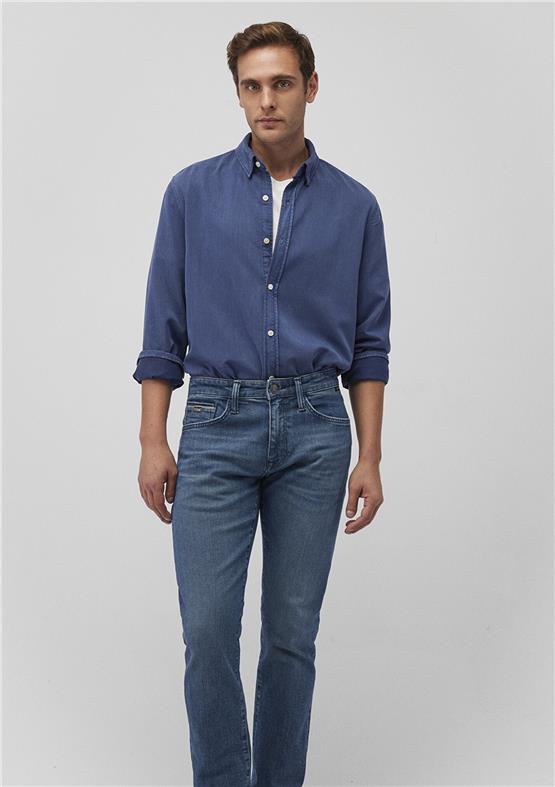 Mavı M0211232-87737 Oceana Erkek Regular Uzun Kol Gomlek
