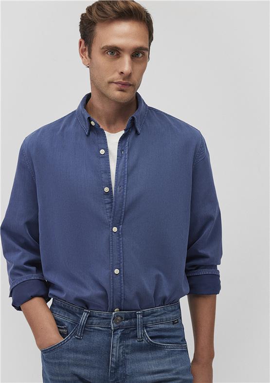 Mavı M0211232-87737 Oceana Erkek Regular Uzun Kol Gomlek