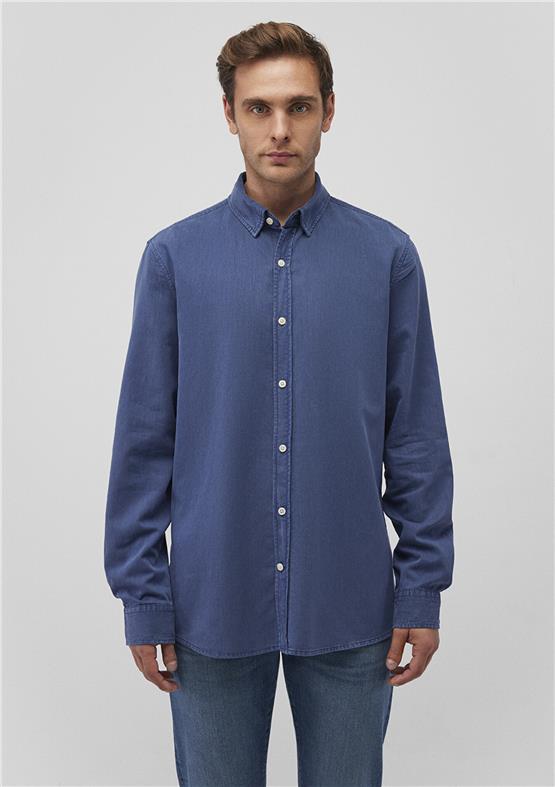 Mavı M0211232-87737 Oceana Erkek Regular Uzun Kol Gomlek
