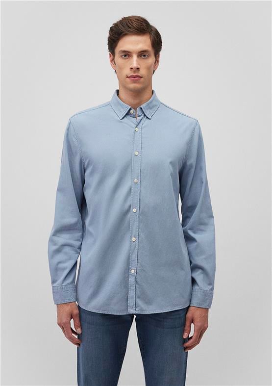 Mavı M0211232-88024 Mountaın Sprıng Erkek Regular Uzun Kol Gomlek