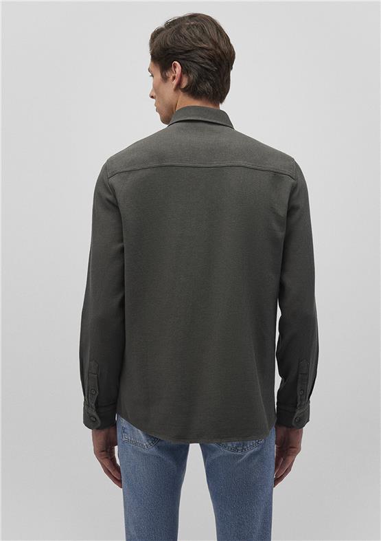 Mavı M0211237-88487 Kambaba Erkek Slım Uzun Kol Gomlek