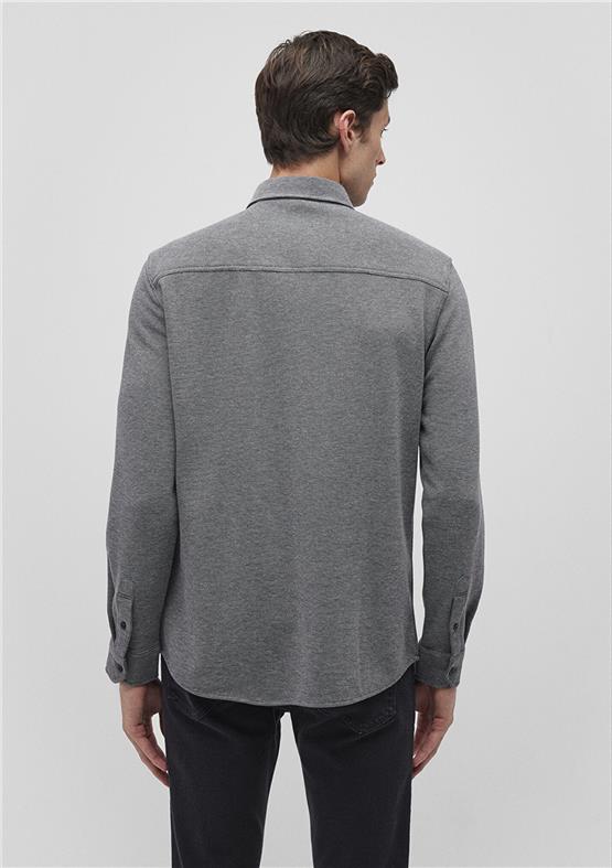 Mavı M0211244-80022 Antrasıt Erkek Fıtted Uzun Kol Gomlek