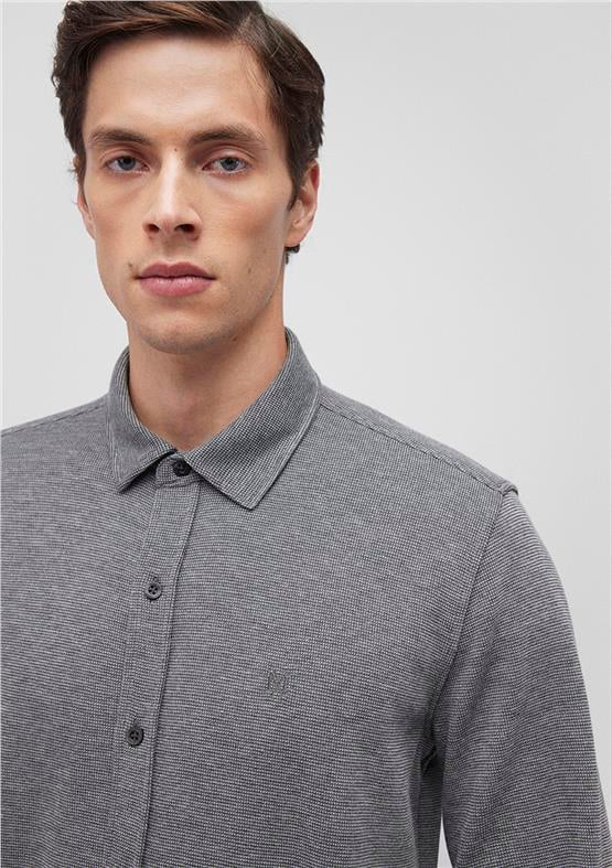 Mavı M0211244-80022 Antrasıt Erkek Fıtted Uzun Kol Gomlek