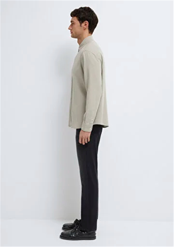 Mavı M0211482-70333 Elm Erkek Regular Uzun Kollu Tencel Gomlek