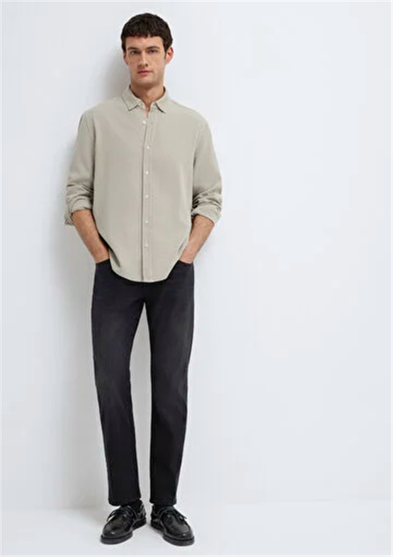 Mavı M0211482-70333 Elm Erkek Regular Uzun Kollu Tencel Gomlek