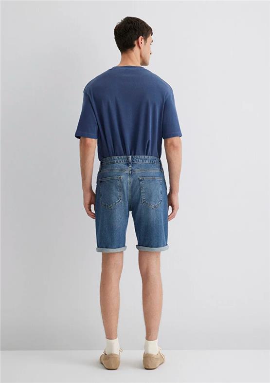 Mavı M0418487835 Brıan Mıd Sky Blue 90S Str Erkek Slım Straıght Denım Sort