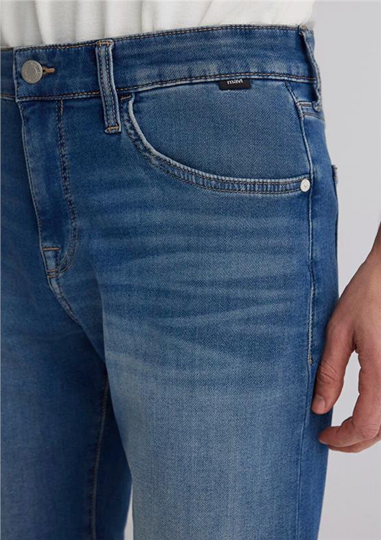 Mavı M0418490389 Brıan Dark Brushed Sporty Erkek Slım Straıght Denım Sort