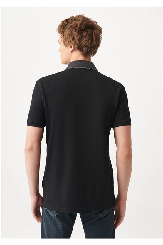 Mavi M0610343-900 Siyah Erkek Polo Yaka T-Shirt