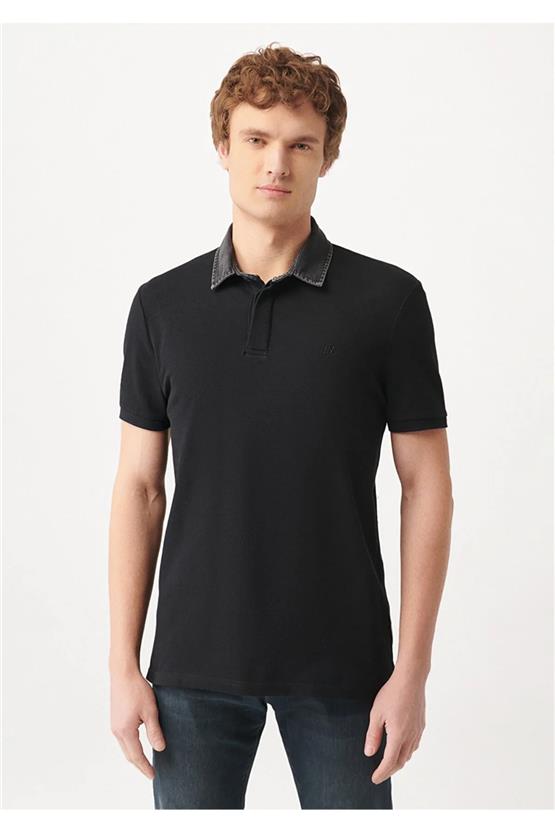 Mavi M0610343-900 Siyah Erkek Polo Yaka T-Shirt