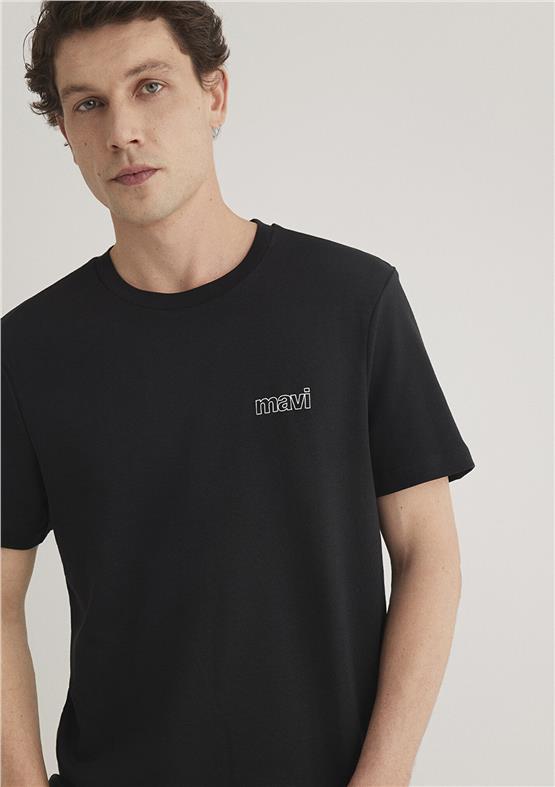 Mavi M0610360-900 Siyah Erkek Slim Basic T-Shirt