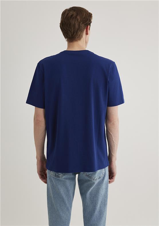 Mavi M0611789-70758 Derin Lacivert Erkek Regular İstanbul Baskılı T-Shirt