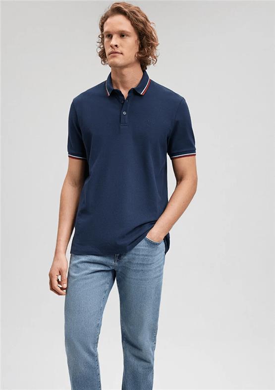 Mavı M0611938-82318 Koyu Lacıvert Erkek Regular Polo Yaka T-Shırt
