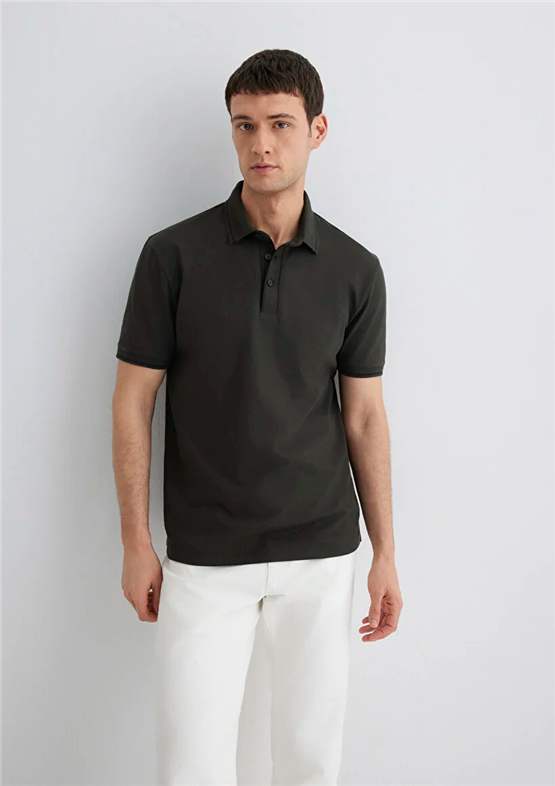 Mavı M0612648-71587 Komur Erkek Regular Polo T-Shırt