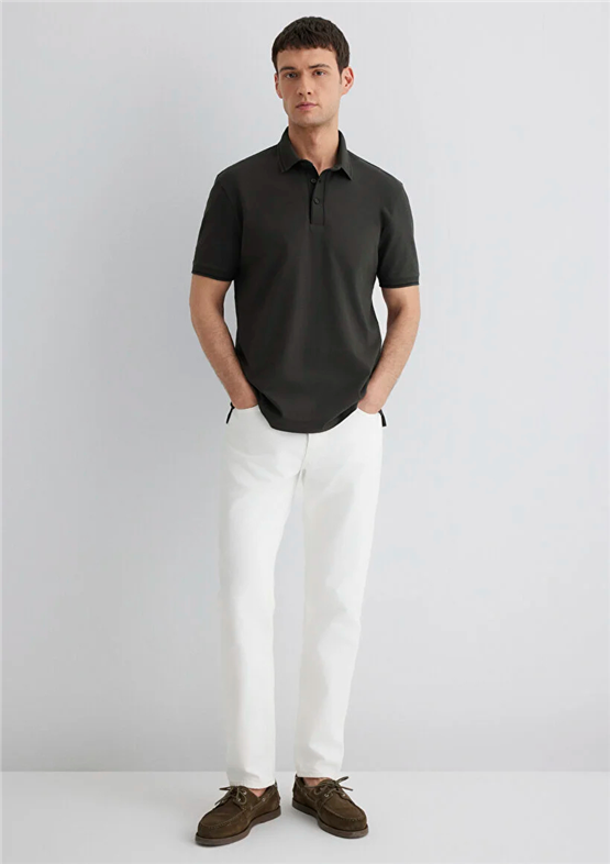 Mavı M0612648-71587 Komur Erkek Regular Polo T-Shırt