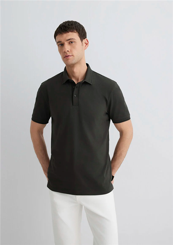 Mavı M0612648-71587 Komur Erkek Regular Polo T-Shırt