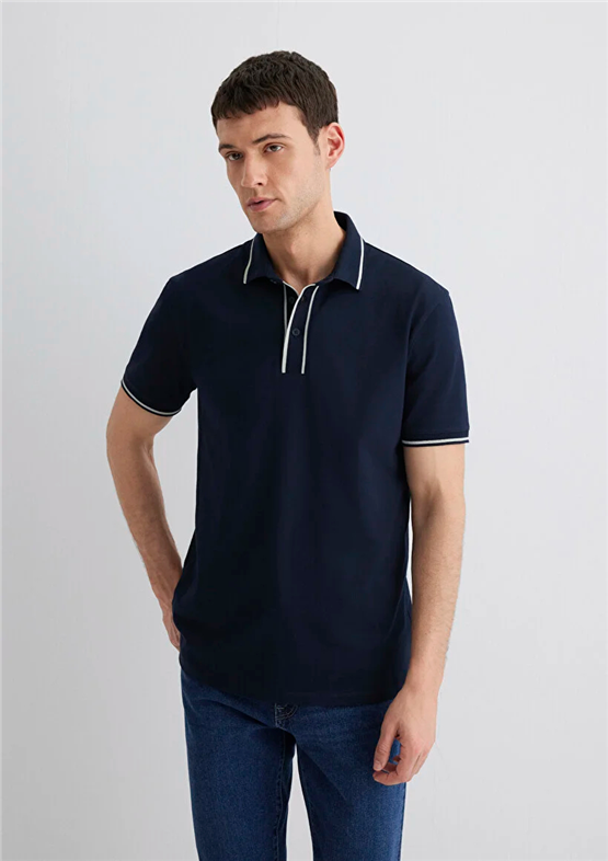 Mavı M0612648-80872 Safır Lavıcert Erkek Regular Polo T-Shırt