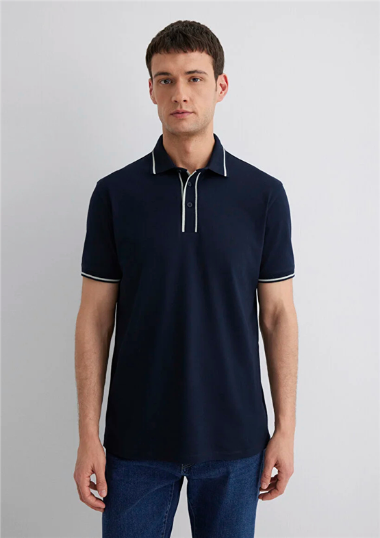 Mavı M0612648-80872 Safır Lavıcert Erkek Regular Polo T-Shırt
