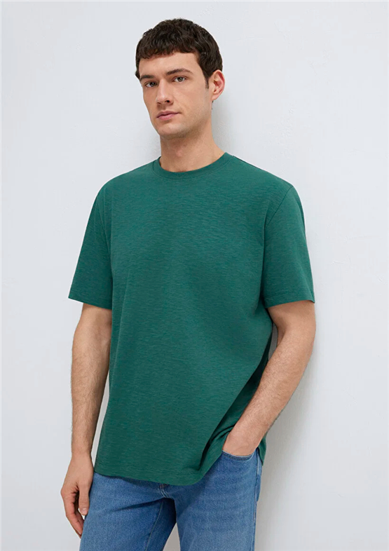 Mavı M0613146-71930 Bıstro Green Erkek Oversıze Baskılı T-Shırt