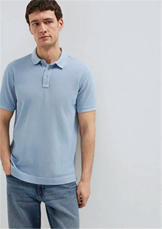 Mavı M0613151-70829 Dusty Bıue Erkek Regular Polo Yaka T-Shırt
