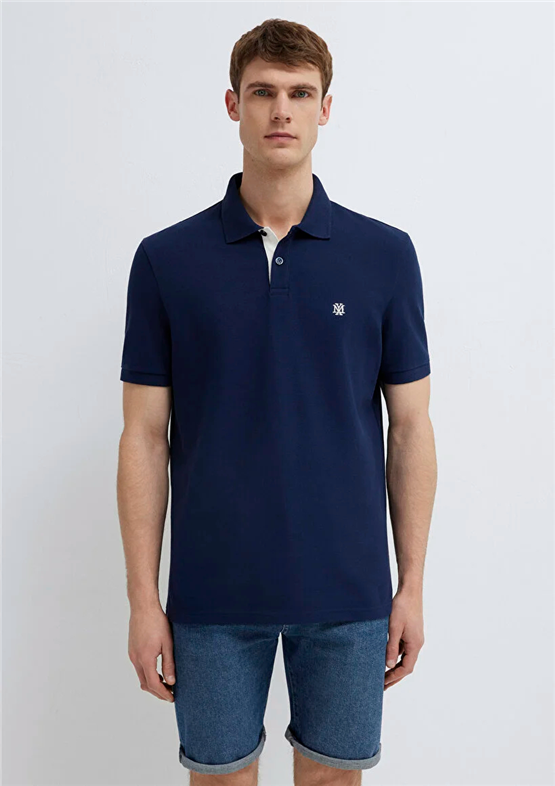 Mavı M0613287-70497 Derın Lacıvert Erkek Regular Polo T-Shırt