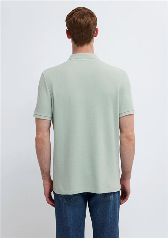 Mavı M0613287-71464 Soluk Toz Yesıl Erkek Regular Polo T-Shırt