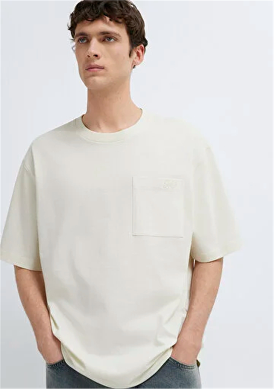 Mavi M0613329-70140 Açık Gri Erkek Kısa Kol T-shirt