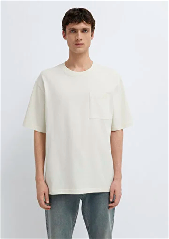 Mavi M0613329-70140 Açık Gri Erkek Kısa Kol T-shirt
