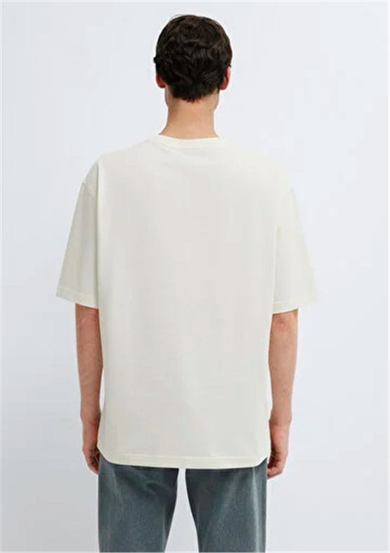 Mavi M0613329-70140 Açık Gri Erkek Kısa Kol T-shirt