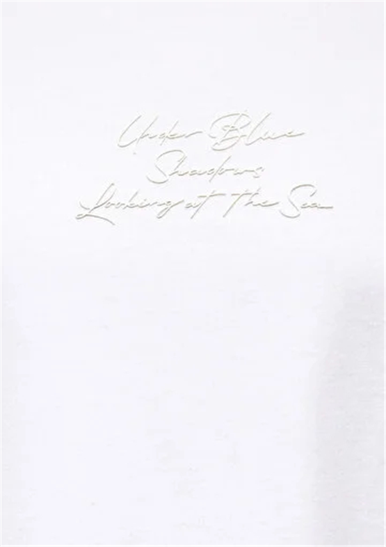 Mavı M0613674-620 Beyaz Erkek Oversıze Baskılı T-Shırt