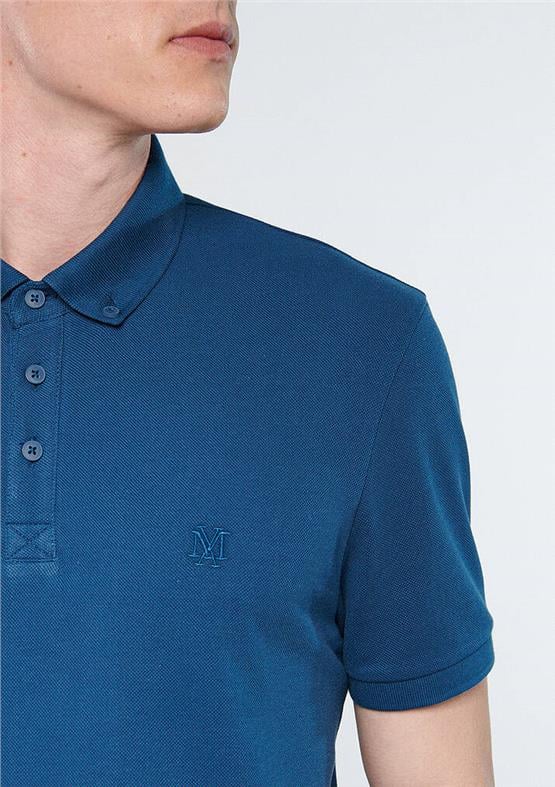 Mavi M063247-80705 Okyonus Mavi Erkek Slim Basic Polo T-Shirt