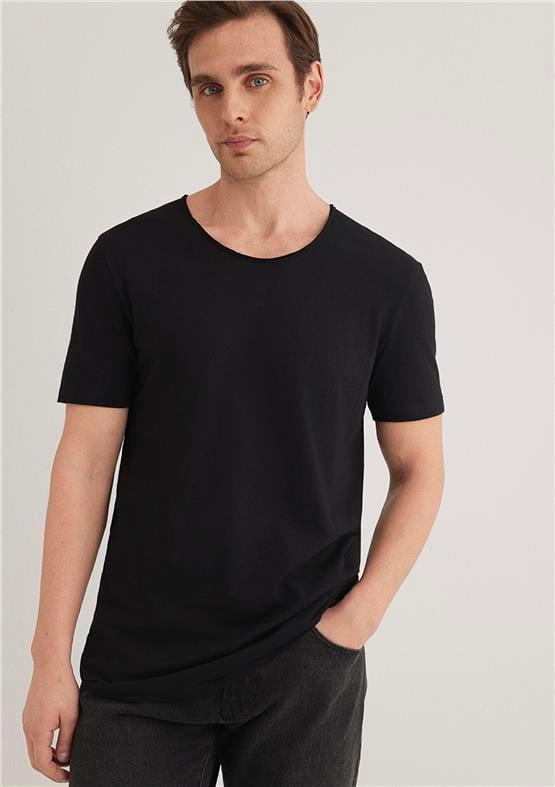 Mavi M064019-20933 Siyah Erkek Fitted T-Shirt
