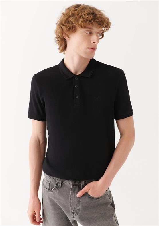 Mavi M064946-21842 Siyah Erkek Polo T-Shirt