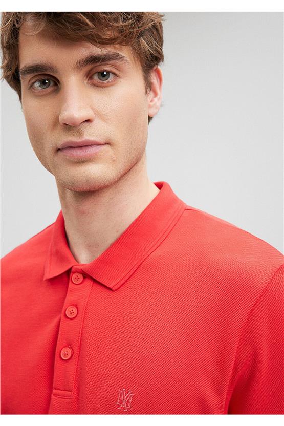 Mavi M064946-70471 Kırmızı Erkek Slim Polo T-Shirt