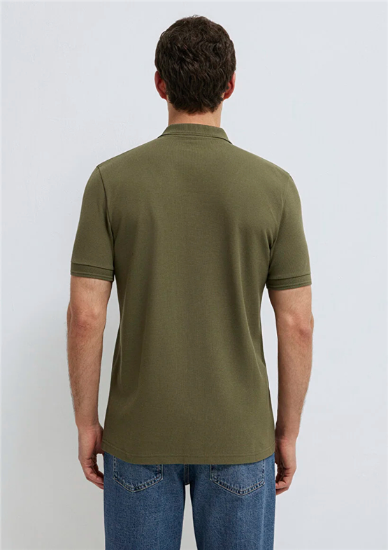 Mavı M064946-71543 Olıve Nıght Erkek Slım Basıc Polo T-Shırt