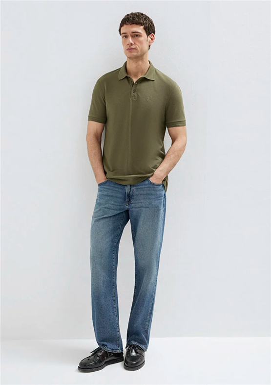 Mavı M064946-71543 Olıve Nıght Erkek Slım Basıc Polo T-Shırt