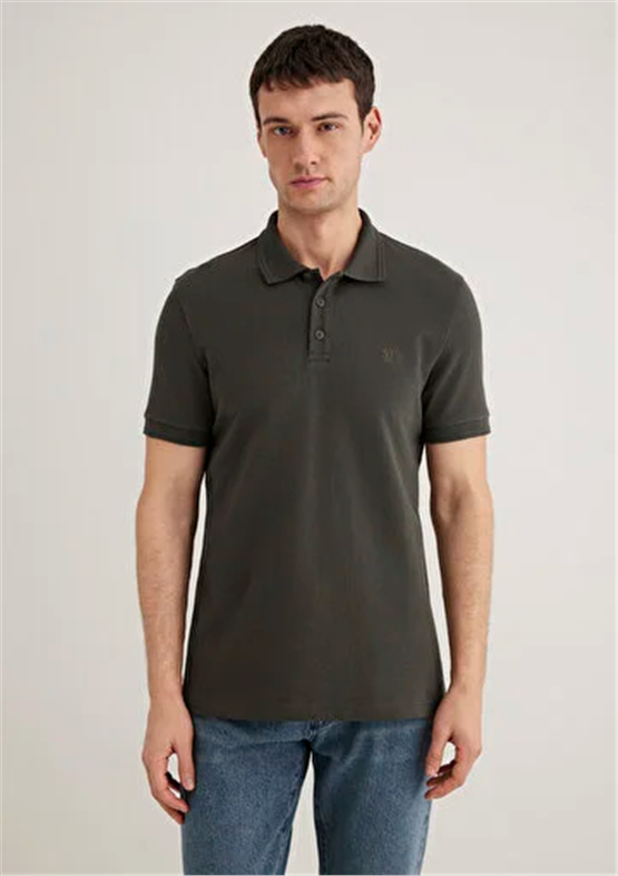 Mavı M064946-71587 Komur Erkek Slım Basıc Polo T-Shırt