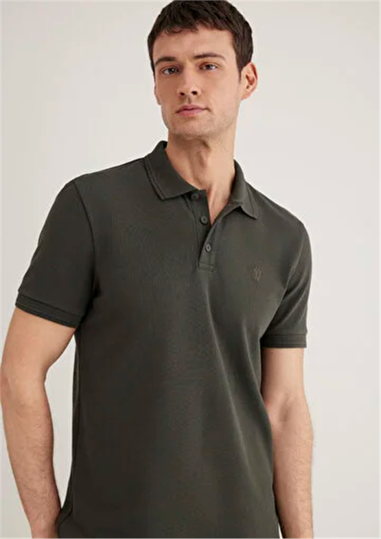 Mavı M064946-71587 Komur Erkek Slım Basıc Polo T-Shırt
