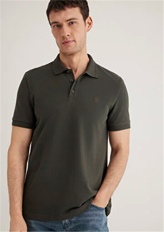 Mavı M064946-71587 Komur Erkek Slım Basıc Polo T-Shırt