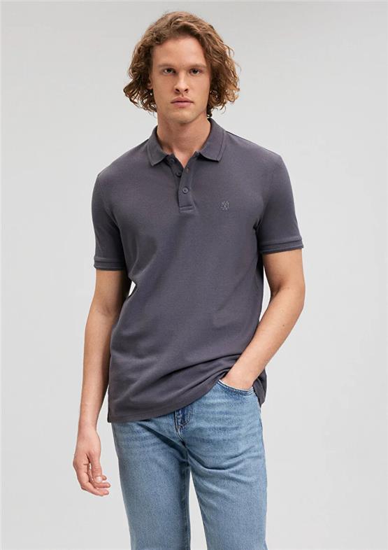 Mavi M064946-80932 Derin Antrasit Erkek Slim Polo T-Shirt