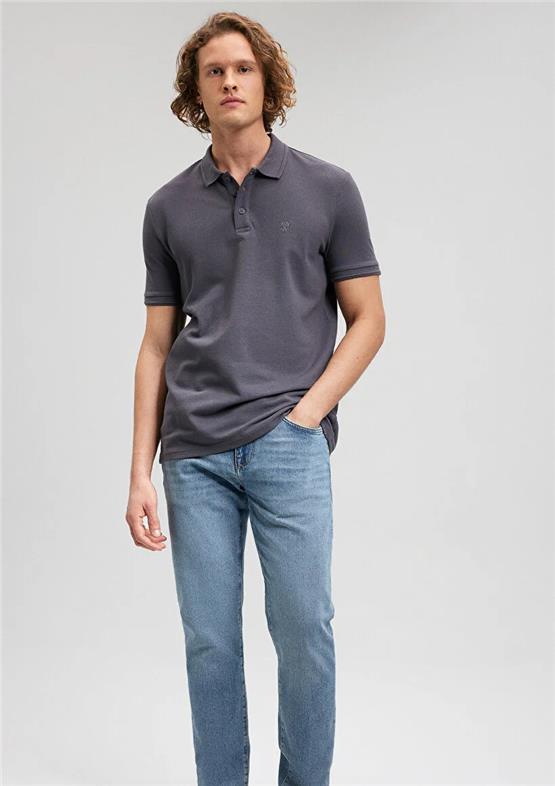 Mavi M064946-80932 Derin Antrasit Erkek Slim Polo T-Shirt