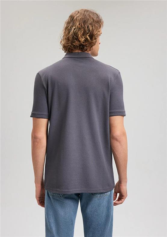 Mavi M064946-80932 Derin Antrasit Erkek Slim Polo T-Shirt