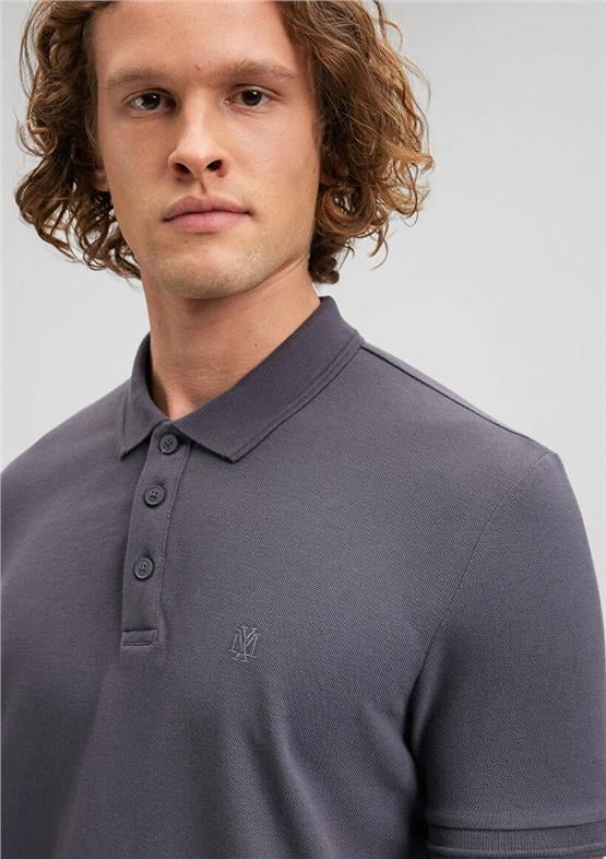 Mavi M064946-80932 Derin Antrasit Erkek Slim Polo T-Shirt