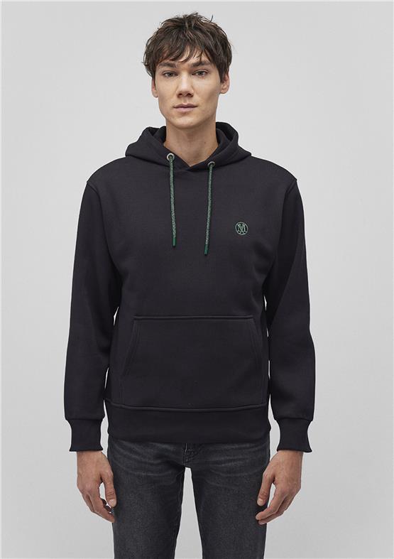 Mavi M065809-900 Siyah Erkek Fermuarlı Kapuşonlu Basic Sweatshirt